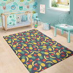 Cute Tropical Fruits Pattern Print Area Rug