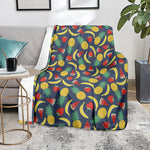 Cute Tropical Fruits Pattern Print Blanket