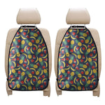 Cute Tropical Fruits Pattern Print Car Seat Organizers