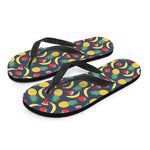 Cute Tropical Fruits Pattern Print Flip Flops