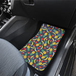 Cute Tropical Fruits Pattern Print Front Car Floor Mats