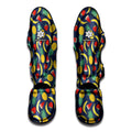 Cute Tropical Fruits Pattern Print Muay Thai Shin Guards
