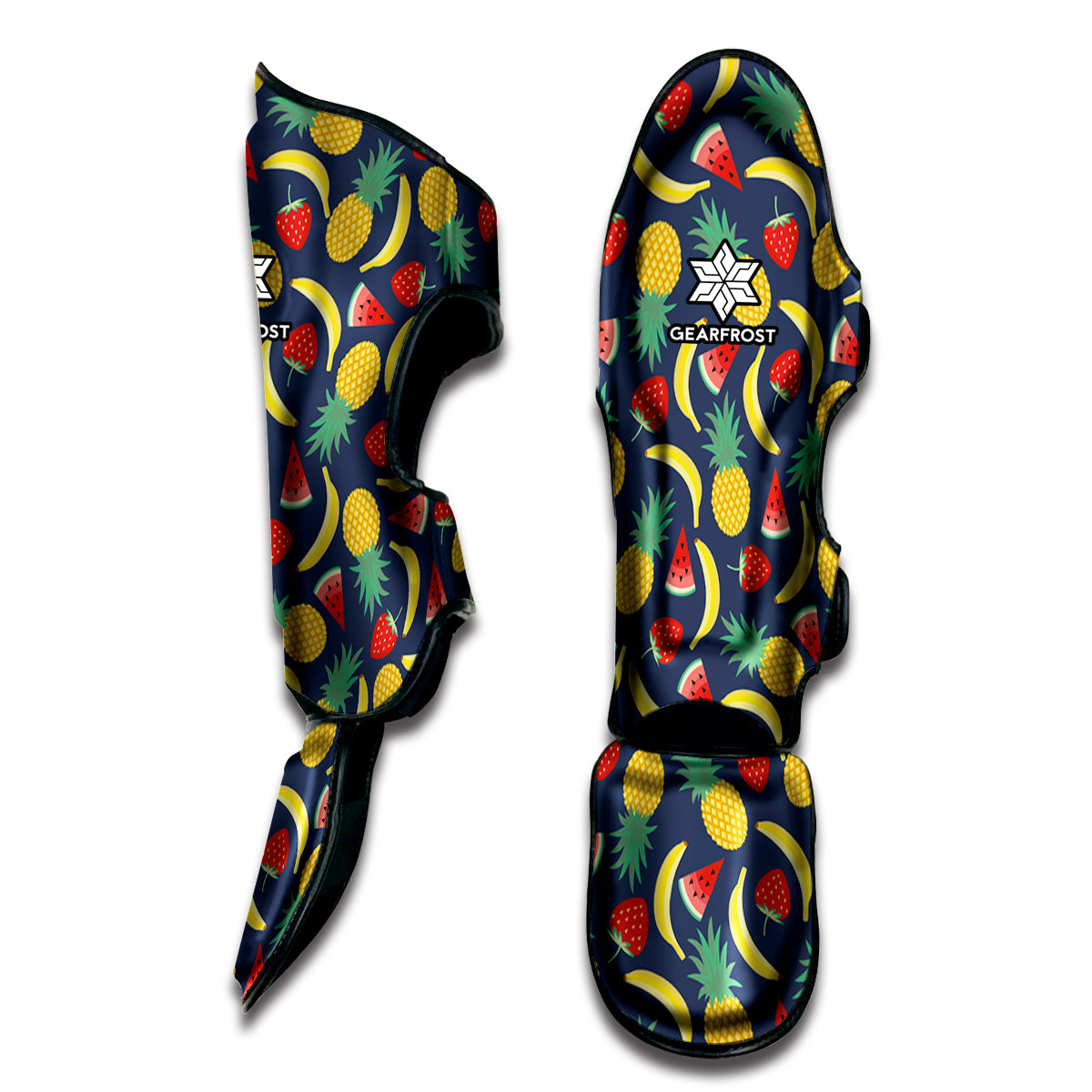 Cute Tropical Fruits Pattern Print Muay Thai Shin Guard