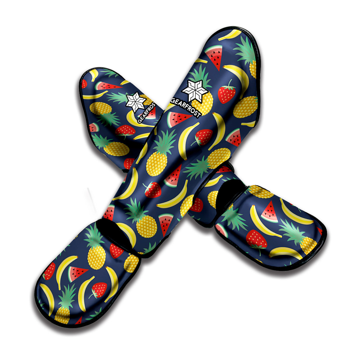 Cute Tropical Fruits Pattern Print Muay Thai Shin Guard