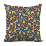 Cute Tropical Fruits Pattern Print Pillow Cover