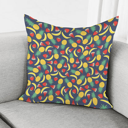 Cute Tropical Fruits Pattern Print Pillow Cover