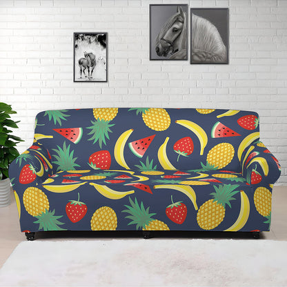 Cute Tropical Fruits Pattern Print Sofa Cover