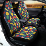 Cute Tropical Fruits Pattern Print Universal Fit Car Seat Covers