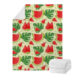 Cute Tropical Watermelon Pattern Print Blanket