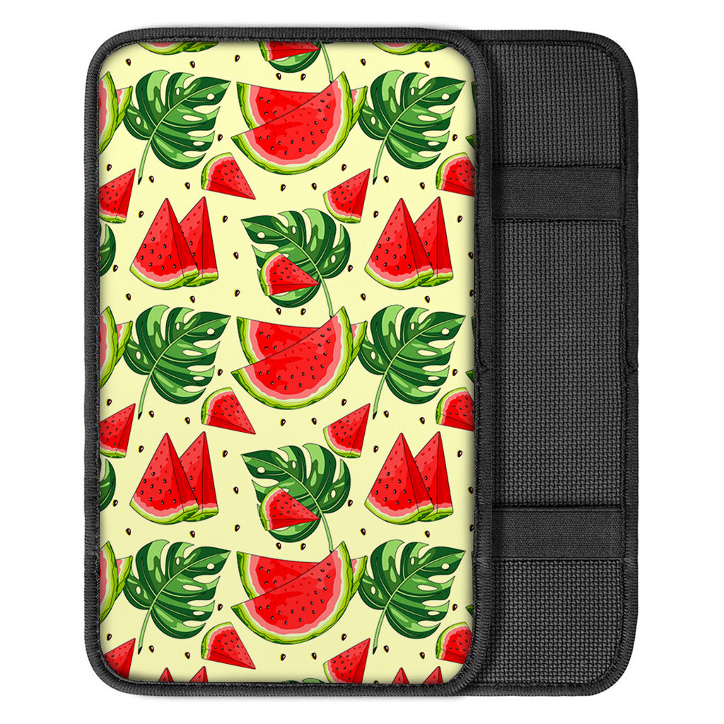Cute Tropical Watermelon Pattern Print Car Center Console Cover