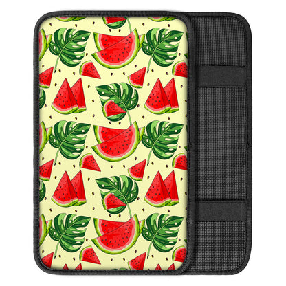 Cute Tropical Watermelon Pattern Print Car Center Console Cover