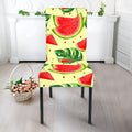 Cute Tropical Watermelon Pattern Print Dining Chair Slipcover