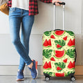 Cute Tropical Watermelon Pattern Print Luggage Cover