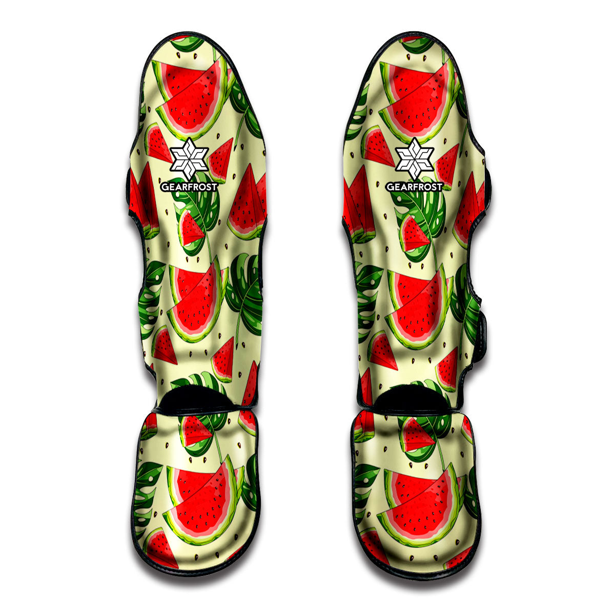 Cute Tropical Watermelon Pattern Print Muay Thai Shin Guard