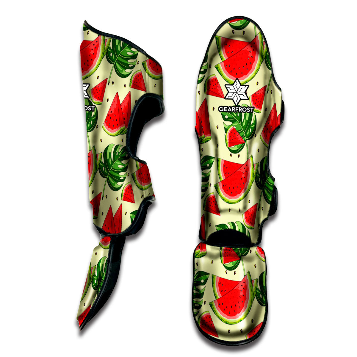 Cute Tropical Watermelon Pattern Print Muay Thai Shin Guard