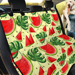 Cute Tropical Watermelon Pattern Print Pet Car Back Seat Cover