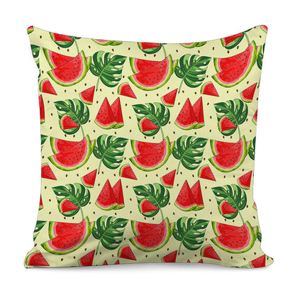 Cute Tropical Watermelon Pattern Print Pillow Cover