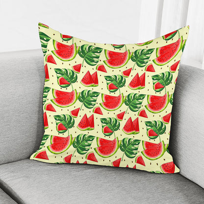 Cute Tropical Watermelon Pattern Print Pillow Cover
