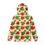 Cute Tropical Watermelon Pattern Print Pullover Hoodie