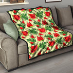 Cute Tropical Watermelon Pattern Print Quilt