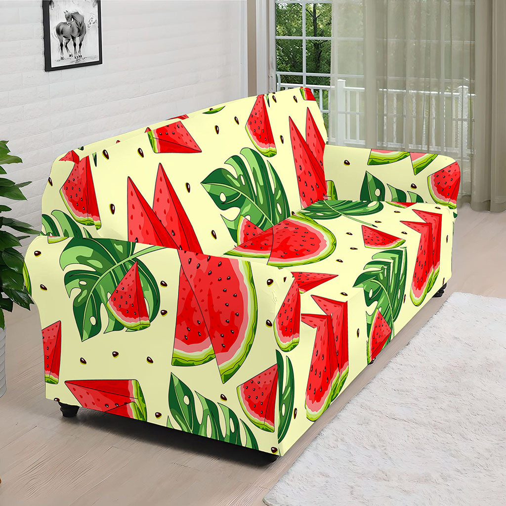 Cute Tropical Watermelon Pattern Print Sofa Cover