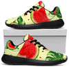 Cute Tropical Watermelon Pattern Print Sport Shoes GearFrost