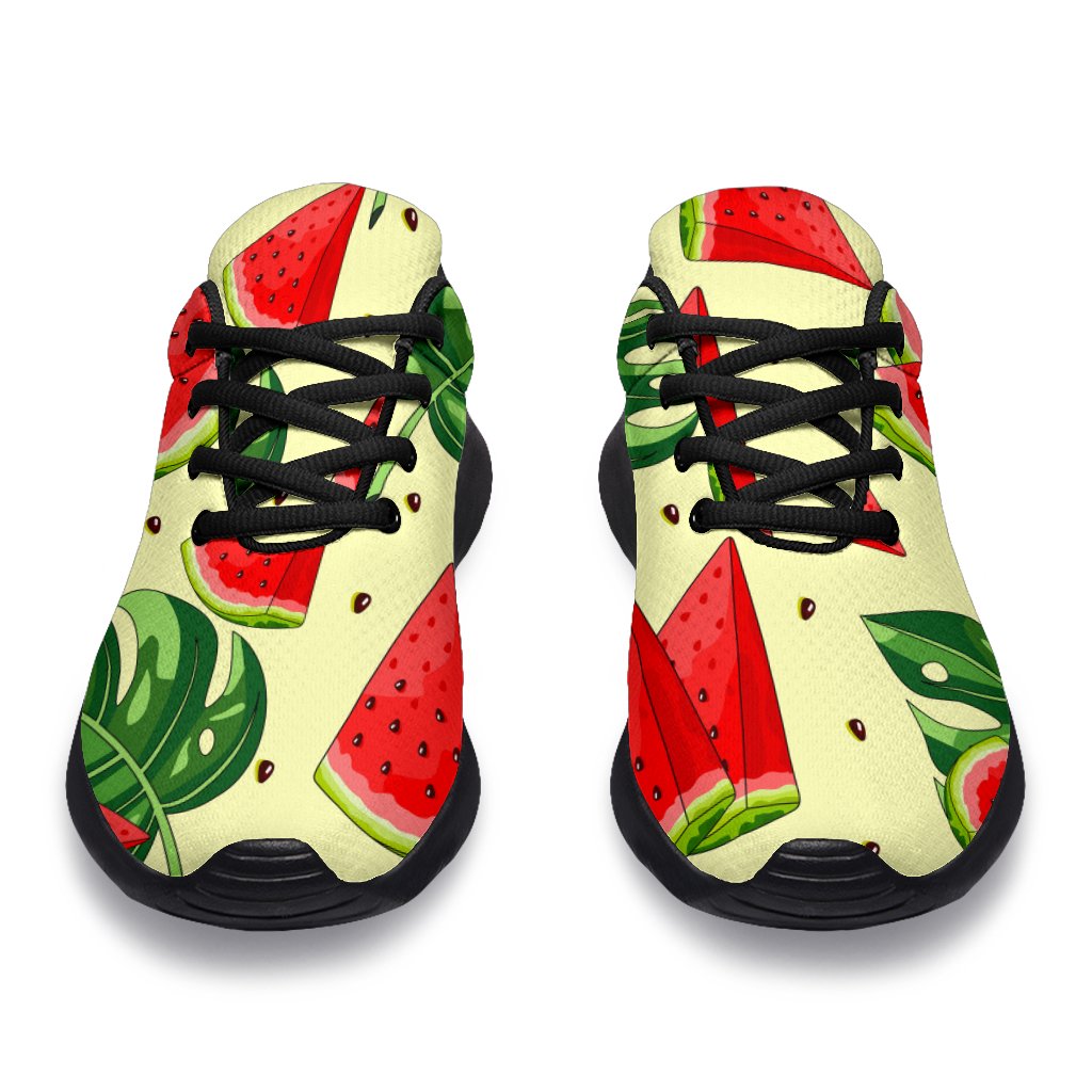 Cute Tropical Watermelon Pattern Print Sport Shoes GearFrost
