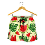 Cute Tropical Watermelon Pattern Print Women's Shorts