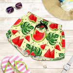 Cute Tropical Watermelon Pattern Print Women's Shorts