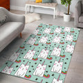 Cute Unicorn Cat Pattern Print Floor Mat