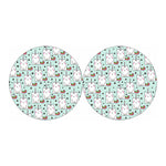 Cute Unicorn Cat Pattern Print Car Coasters