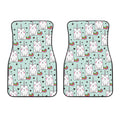 Cute Unicorn Cat Pattern Print Front Car Floor Mats