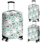 Cute Unicorn Cat Pattern Print Luggage Cover GearFrost