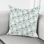 Cute Unicorn Cat Pattern Print Pillow Cover