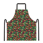 Cute Vegan Pattern Print Apron