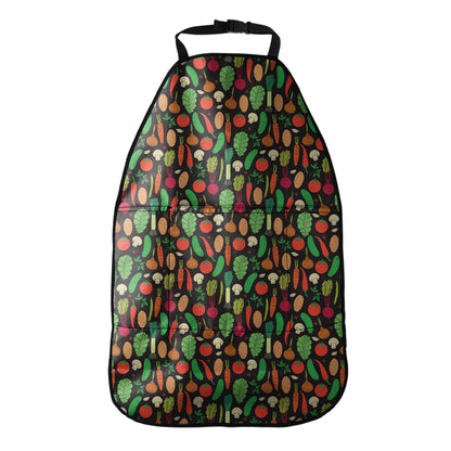 Cute Vegan Pattern Print Car Seat Organizers