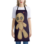 Cute Voodoo Doll Print Apron