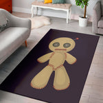 Cute Voodoo Doll Print Area Rug