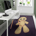 Cute Voodoo Doll Print Area Rug