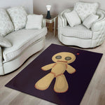 Cute Voodoo Doll Print Area Rug