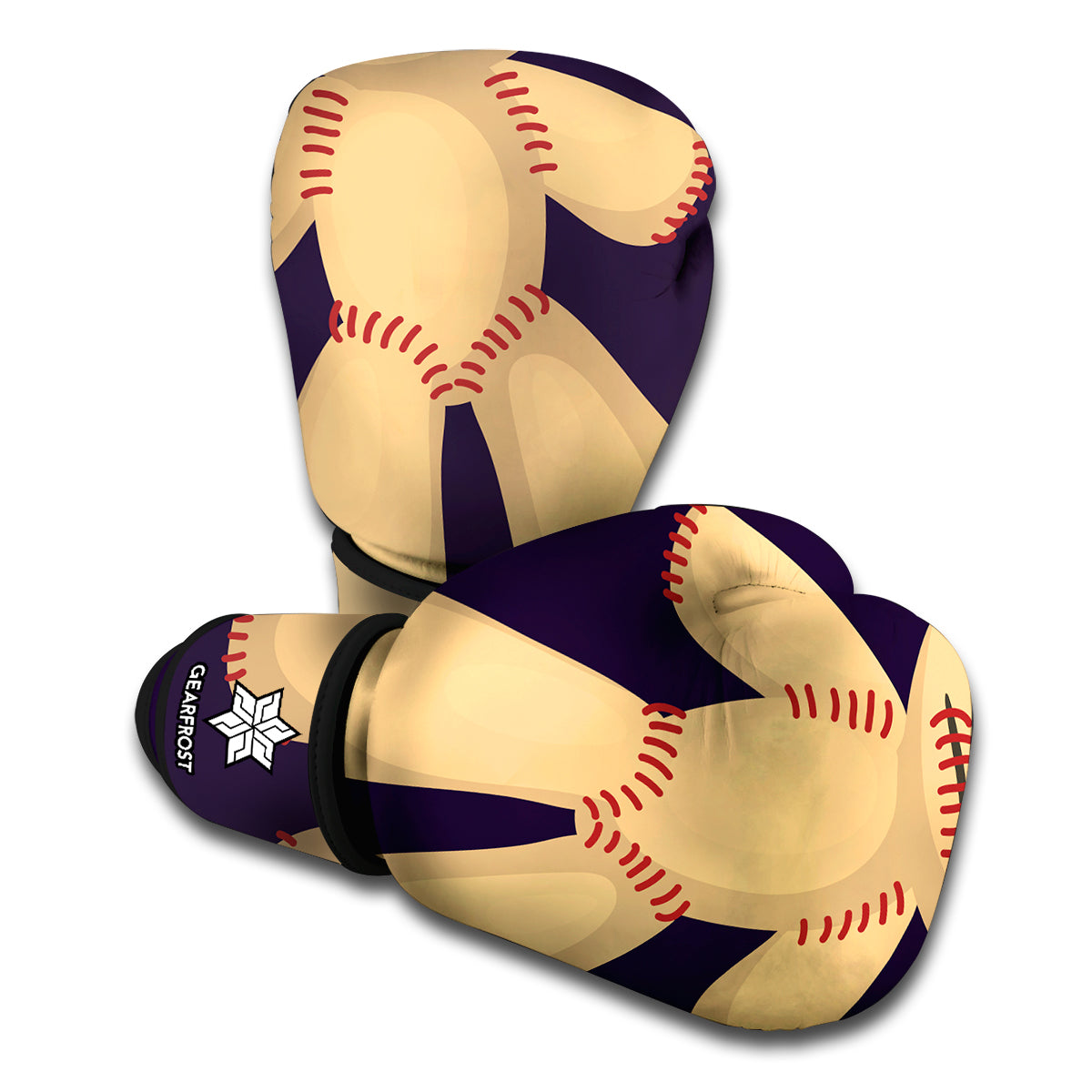 Cute Voodoo Doll Print Boxing Gloves