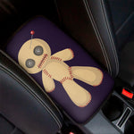 Cute Voodoo Doll Print Car Center Console Cover