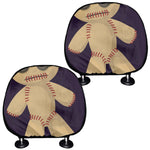 Cute Voodoo Doll Print Car Headrest Covers