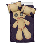 Cute Voodoo Doll Print Duvet Cover Bedding Set