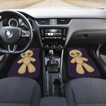 Cute Voodoo Doll Print Front and Back Car Floor Mats