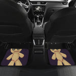 Cute Voodoo Doll Print Front and Back Car Floor Mats