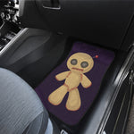Cute Voodoo Doll Print Front and Back Car Floor Mats