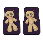 Cute Voodoo Doll Print Front Car Floor Mats