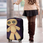 Cute Voodoo Doll Print Luggage Cover