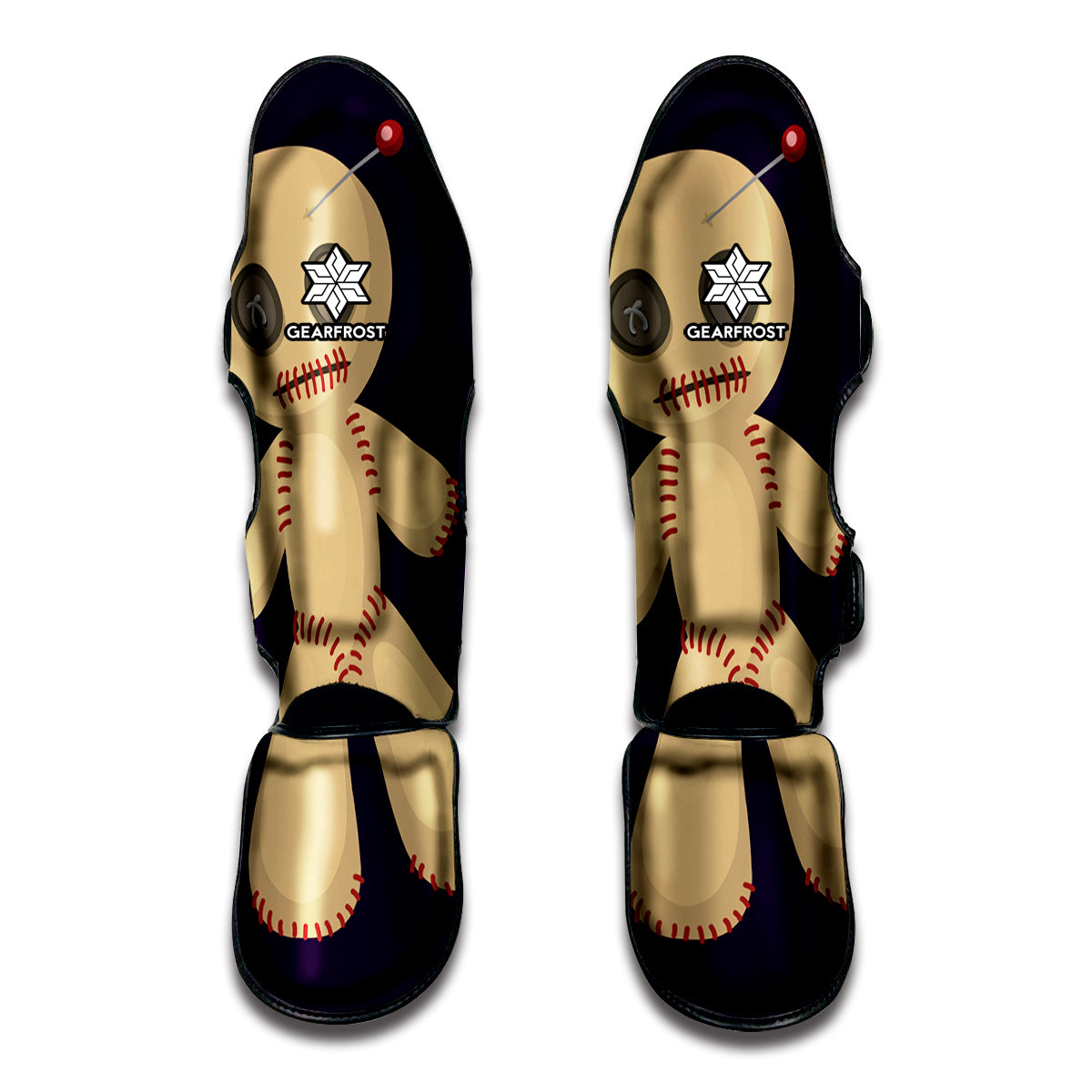 Cute Voodoo Doll Print Muay Thai Shin Guard